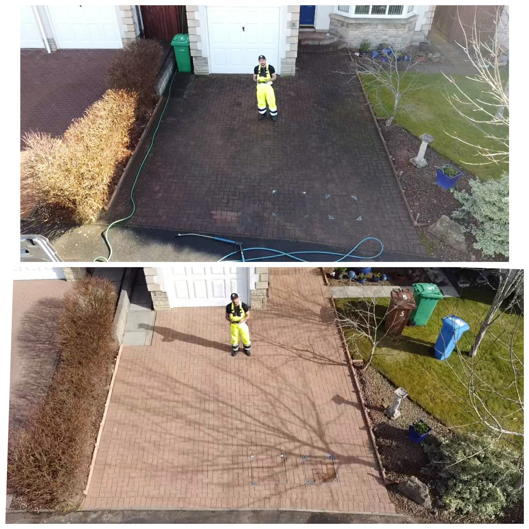 driveway cleaning, pressure washing