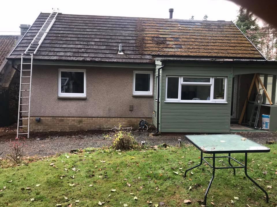 roof cleaaning, moss removal