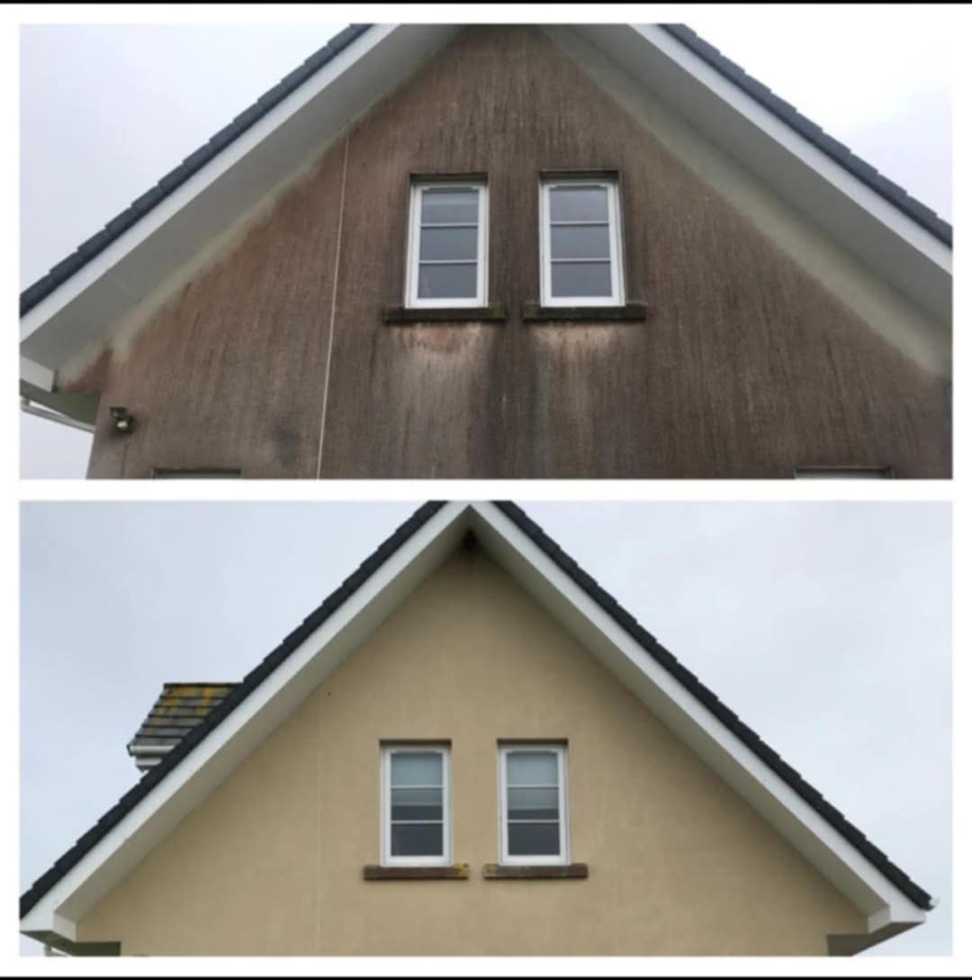 softwashing, render cleaning, roughcast cleaning