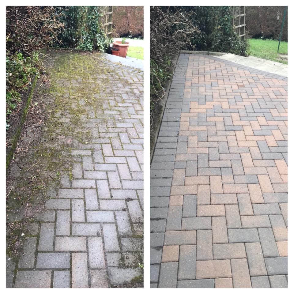 Driveway pressure washing results in Choosing the Right Company: 10 Tips Driveway transformation after cleaning in Choosing the Right Company: 10 Tips