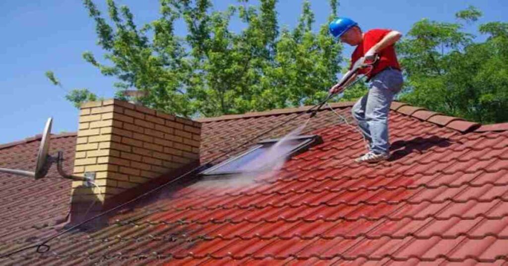 Roof Cleaned