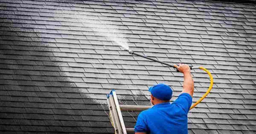 Roof Cleaned