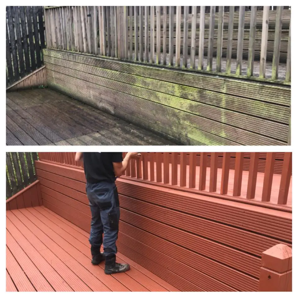 Professional decking cleaning in Fife