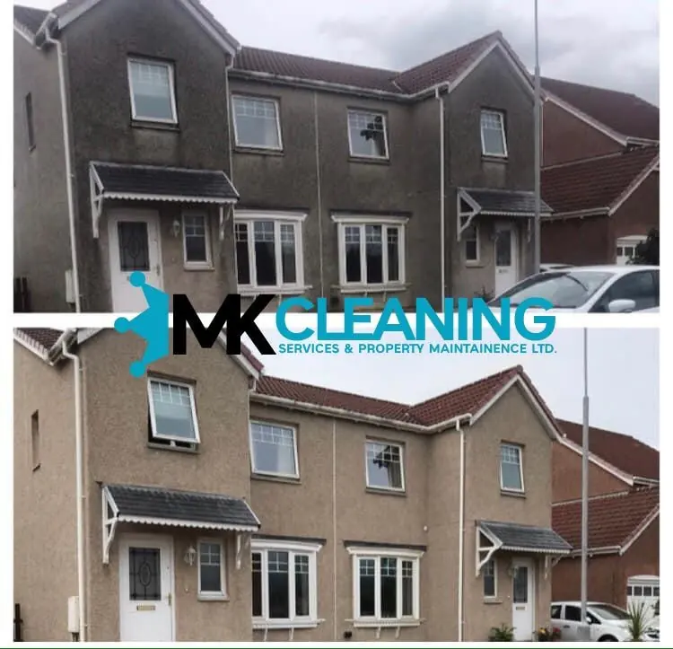 Render cleaning transformation in Fife Dirty render cleaned in Fife